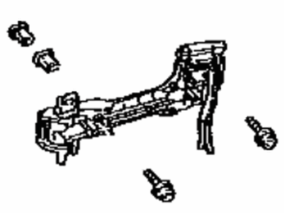 Lexus 69203-0E020 Frame Sub-Assy, Rear Door Outside Handle, RH