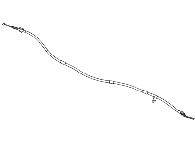 Lexus 46430-0E020 Cable Assy, Parking Brake, NO.3