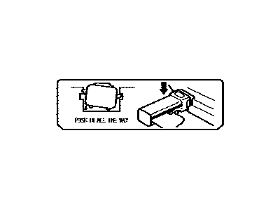 Lexus 74535-48010 Label, TONNEAU Cover