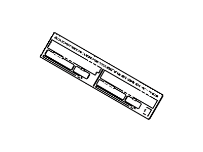 Lexus 88723-07030 Label, Cooler Service Caution