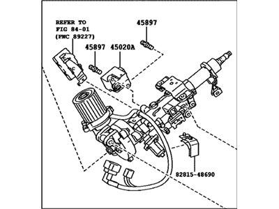 Lexus Steering Column - 45250-0E080