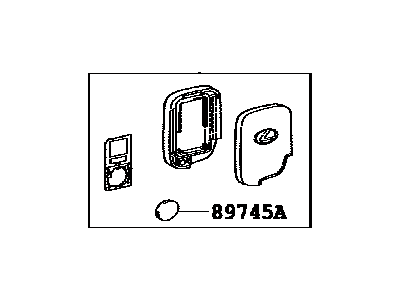 Lexus 89904-0E050 Electrical Key Transmitter Sub-Assembly