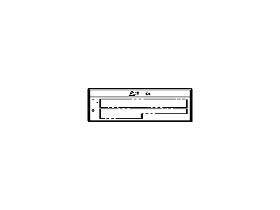 Lexus 33621-12150 Label, Transaxle Oil Information