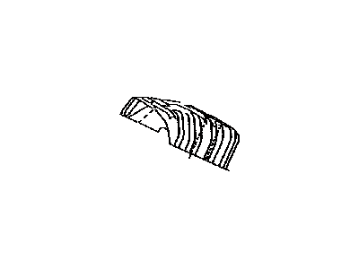 Lexus 58041-48030 Insulator Sub-Assy, Front Floor Heat, NO.1