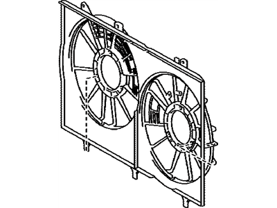 Lexus 16711-0P150 Shroud, Fan