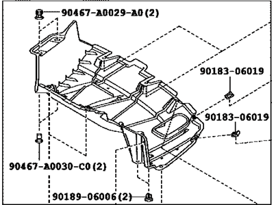 Lexus 58724-0E011 Protector, Luggage C