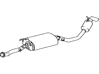 2010 Lexus RX450h Exhaust Pipe - 17430-0P180