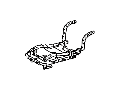 Lexus 71031-0E020 Frame Sub-Assy, Center Seat Cushion