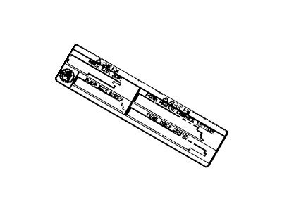 Lexus 74528-0E060 Label, Power Back Door Caution