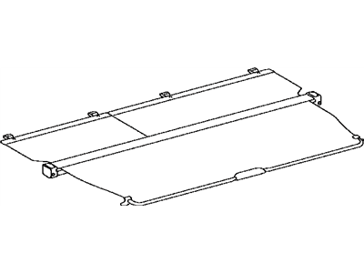 Lexus 64910-0E070-A0 Cover Assy, Tonneau