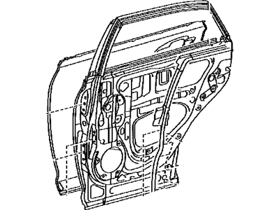 Lexus 67004-0E090 Panel Sub-Assembly, Rear Door