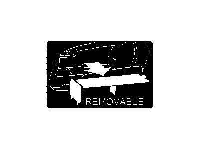 Lexus 55513-0E010 Plate, Glove Compartment