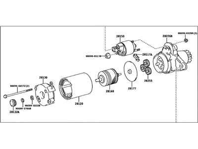 Lexus Starter Motor - 28100-0P150