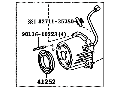 Lexus 41303-48013 Coupling Sub-Assembly, Electro MANGNETIC Control