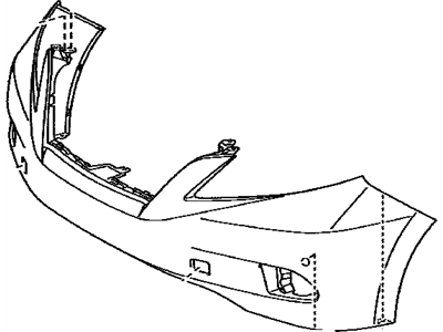 2015 Lexus RX450h Bumper - 52119-0E922