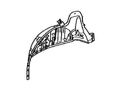 Lexus 61608-0E070 Panel Sub-Assembly, Quarter