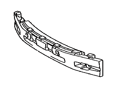 Lexus 52611-0E020 Absorber, Front Bumper Energy