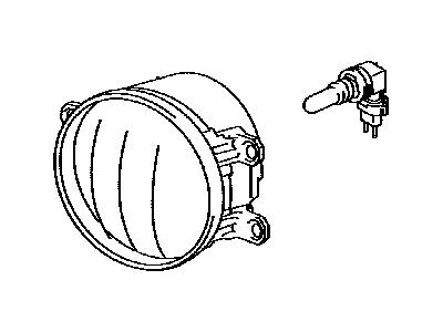 Lexus 81210-06070 Lamp Assembly, Fog, RH