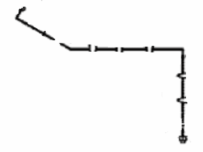 Lexus 47323-0E030 Tube, Rear Brake, NO.3