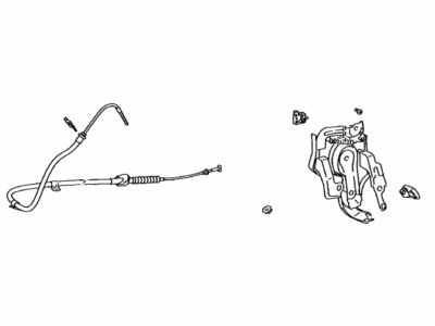 Lexus 46200-48170 Pedal Assy, Parking Brake Control