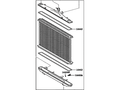 Lexus RX450h Radiator - 16041-0P211