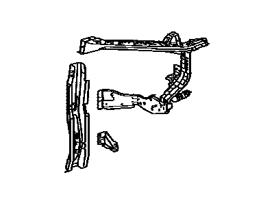 Lexus 53203-0E020 Support Sub-Assy, Radiator, LH