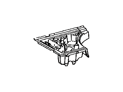 Lexus 64991-0E020 Box, Deck Floor, Front