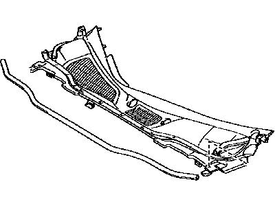 Lexus 55708-0E041 LOUVER Sub-Assembly, COWL