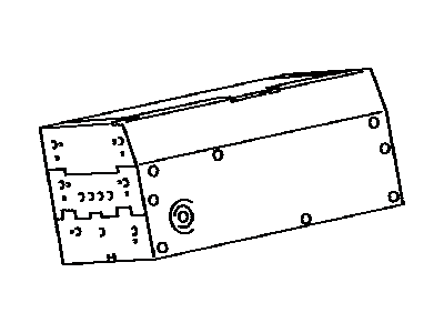 Lexus 86804-0E100 Cover Sub-Assembly, Navigation