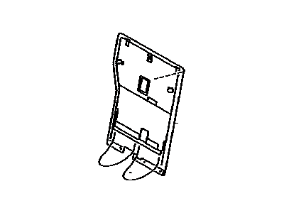 Lexus 71880-0E120-A0 Carpet Assembly, Rear Seat