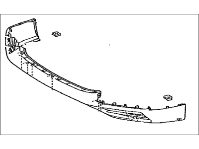 Lexus 52411-0E010 Guard, Front Bumper