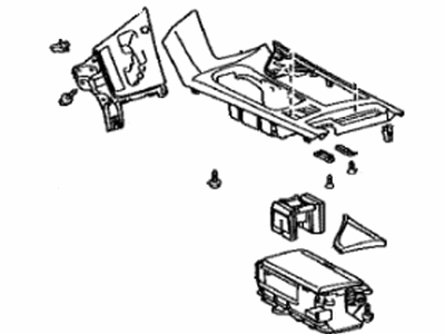 Lexus 58804-0E010-E3 Panel Sub-Assembly, Console