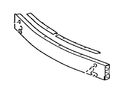 Lexus 52131-0E041 Reinforcement, Front Bumper