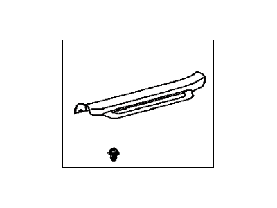 Lexus 67920-0E060-A0 Plate Assembly, Front Door