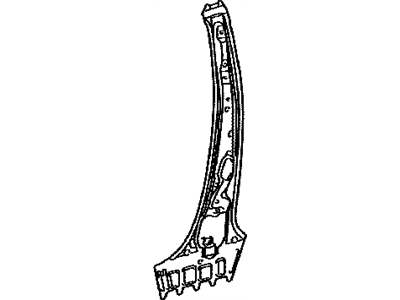 Lexus 61308-0E020 Pillar Sub-Assy, Center Body, Inner LH