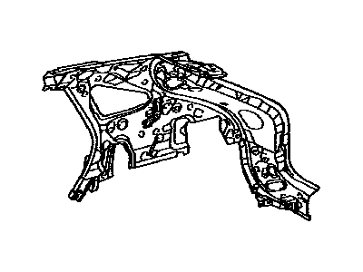 Lexus 61705-0E900 Panel Sub-Assy, Roof Side, Inner RH