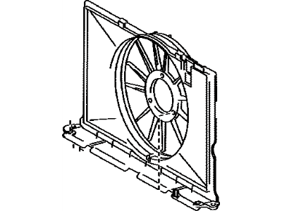 Lexus 16711-66030 Shroud, Fan