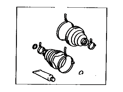 Lexus 04438-32070 Boot Kit, Front Drive Shaft