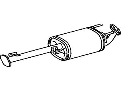 Lexus 17420-50260 Exhaust Center Pipe Assembly