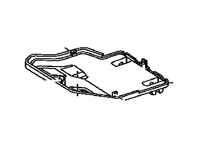 Lexus 72907-60051-B1 Cover Sub-Assy, Rear Seat Cushion Under, RH