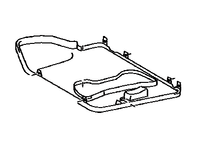 Lexus 79337-60090 Carpet, NO.3 Seat Cushion