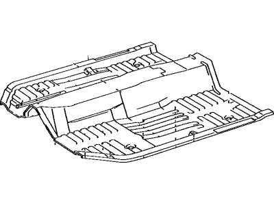 1990 Lexus ES250 Floor Pan - 58111-32030