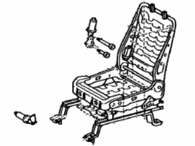 Lexus 71110-60331 Frame Assembly, Front Seat