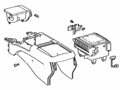 Lexus 58910-60040-C0 Box Assy, Console, Rear