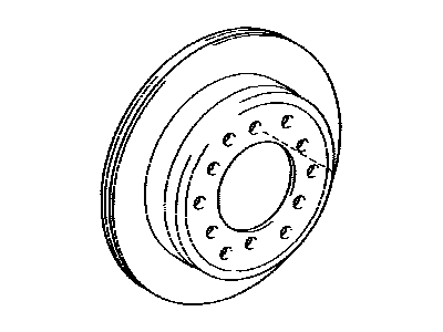 Lexus 42431-60270 Disc, Rear