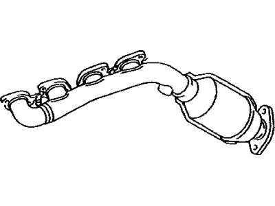 Lexus 17105-50170 Exhaust Manifold Sub-Assembly, Left