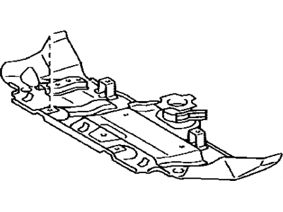 Lexus 51405-35100 Engine Under Cover Sub-Assembly, No.1