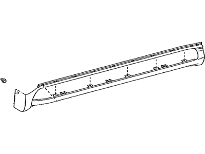 Lexus 51773-60120-J0 Cover, Step Plate, RH