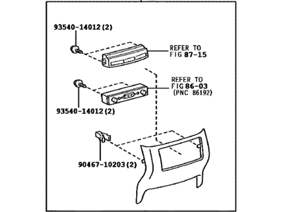 Lexus 58903-60100-E0 Panel Sub-Assy, Console Rear End