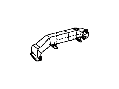 Lexus 55844-60140 Duct, Heater To Register, NO.2